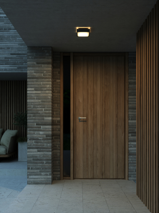 Vägg-/taklampa Magnus LED Svart 17,5 x 17,5 cm Nordlux